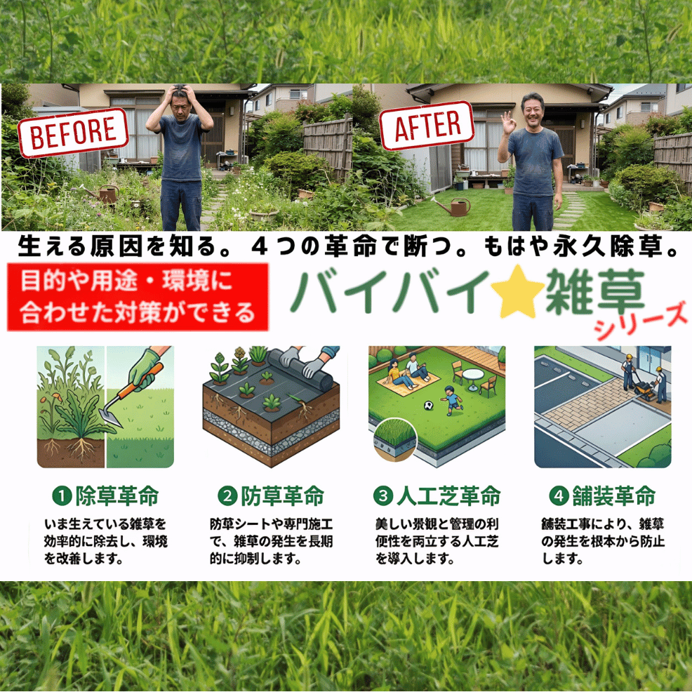 マルミヤコーポレーションバイバイ雑草シリーズ